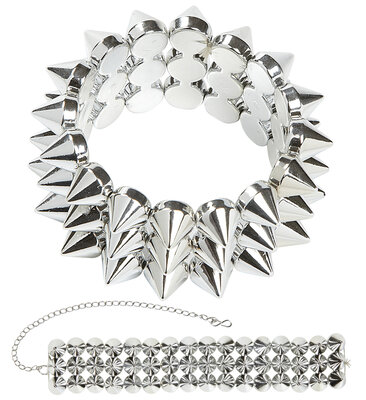 Ostnatý náhrdelník (choker) a náramek