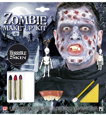 Zombie make-up sada s příslušenstvím