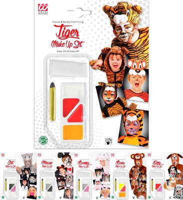 Zvířecí make-up,6 druhů