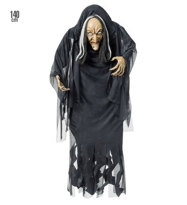 Dekorace strašidelné čarodějnice 140 cm