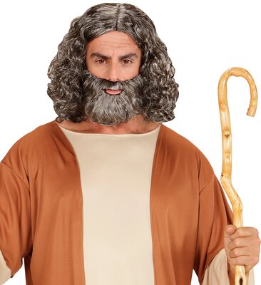 Biblická paruka a plnovous (ježíš, mojžíš)