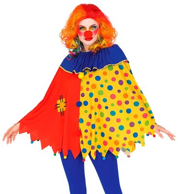 Dámské poncho klaun