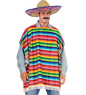 Kostým mexičan (pončo, sombrero)