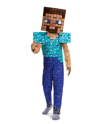 Chlapecký kostým Steve Plus, Minecraft