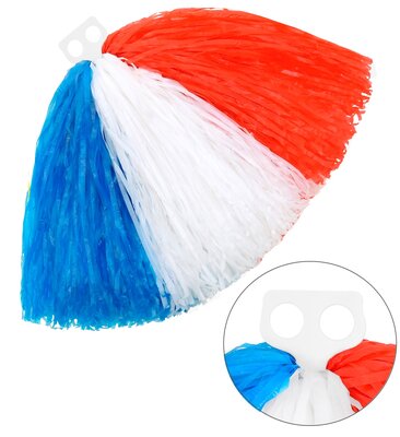 Modro-bílo-červený pom pom