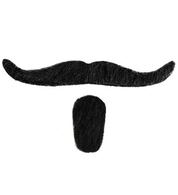 Samonalepovací knír a kozí bradka kavalír