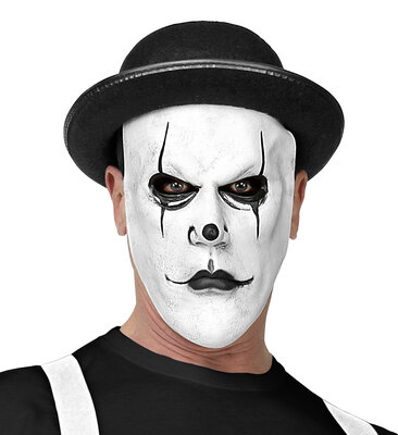Harlequin maska s buřinkou