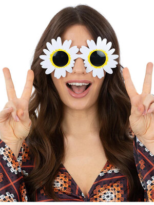 Hippie brýle, kopretina