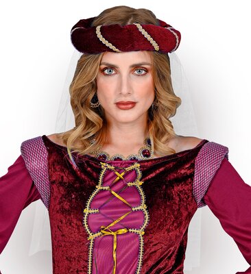 Středověká čelenka se závojem