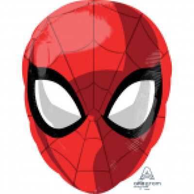Fóliový balónek Spiderman (hlava), 30 cm x 43 cm