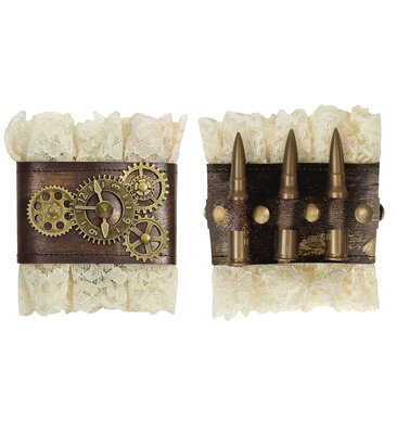 Krajkové náramky Steampunk