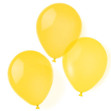 Sada 10ks žlutých latexových balónků (průměr 20cm)