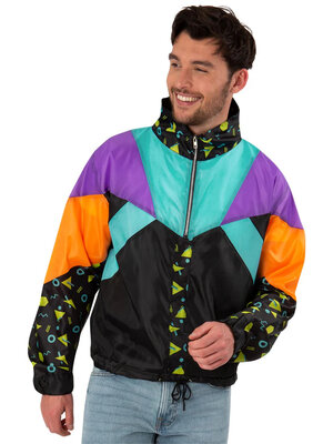 Unisex retro šusťákovka 80. léta