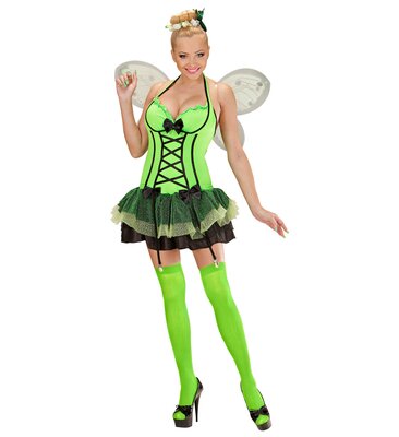 Dámský zelený kostým motýl