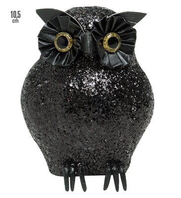 Černá sova, 10 cm