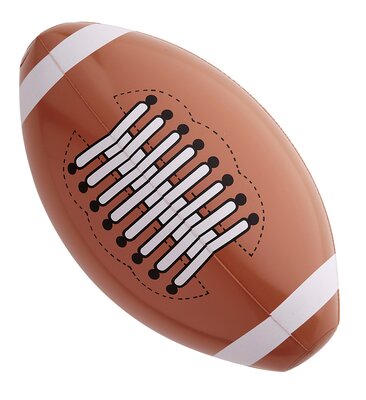 Nafukovací míč na americký fotbal, 36 cm