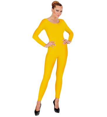 Dámské celotělové body, žluté