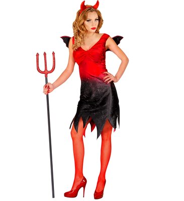 Dámský kostým čertice s křídly