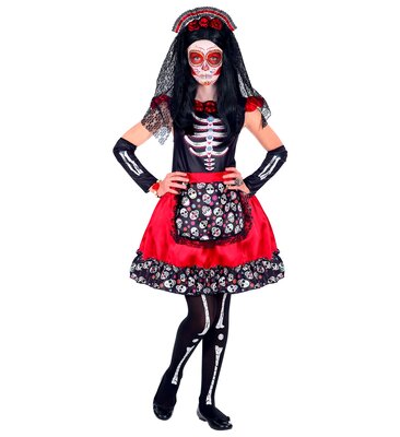 Dívčí kostým Den mrtvých/Día de los muertos