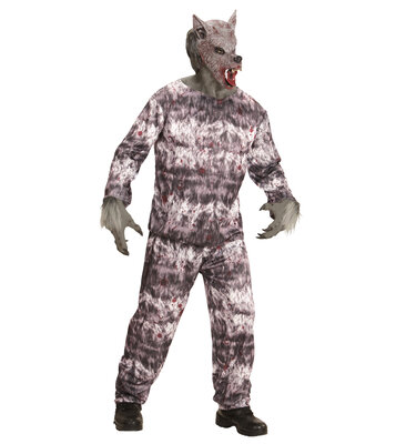 Pánský kostým vlkodlak s maskou