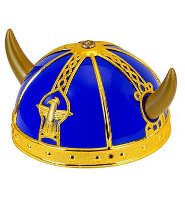 Vikingská helma modrá