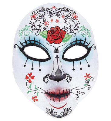 Látková maska Dia de los muertos