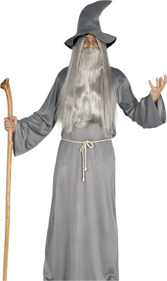 Pánský kostým Gandalf šedý