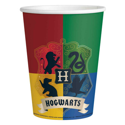 Papírové kelímky Harry Potter 8 ks, 250 ml