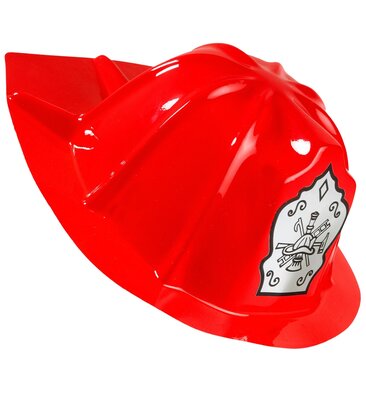 Dětská hasičská helma, červená