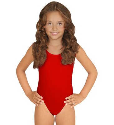 Dívčí červené body bez rukávů