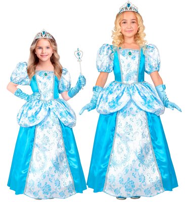 Dívčí šaty princezna, modré