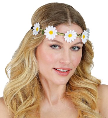 Květinová čelenka sedmikrásky