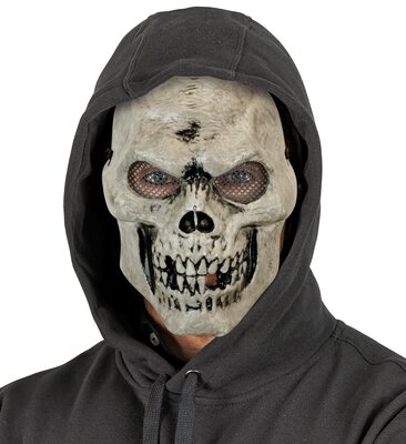 Plastová maska lebka pro dospělé