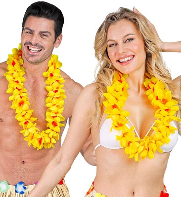 Žlutý havajský věnec Lei