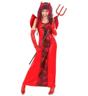 Dámské šaty s křídly čertice