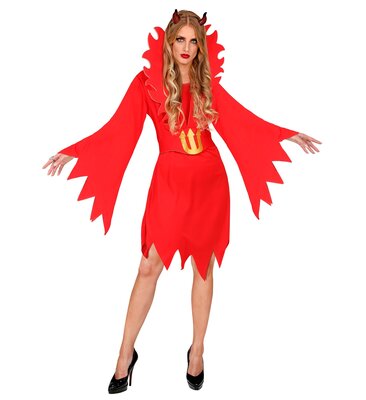 Dámský kostým čertice s páskem