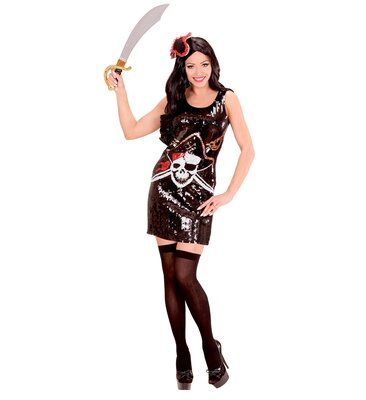 Dámský pirátský kostým (flitrové šaty)