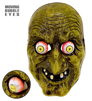 Maska čarodějnice s pohyblivýma očima