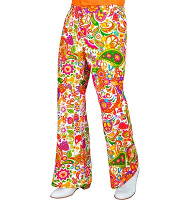 Pánské hippie kalhoty s potiskem, 60. léta