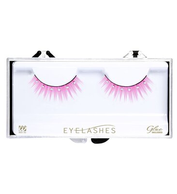 Růžové řasy s kamínky