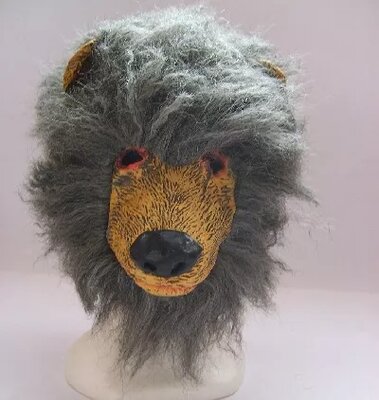 Huňatá maska medvěd