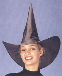 Klobouk čarodějnický černý