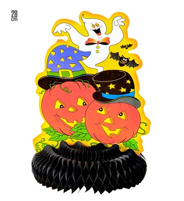 Papírová Halloweenská dekorace dýně, rozměr 28 cm