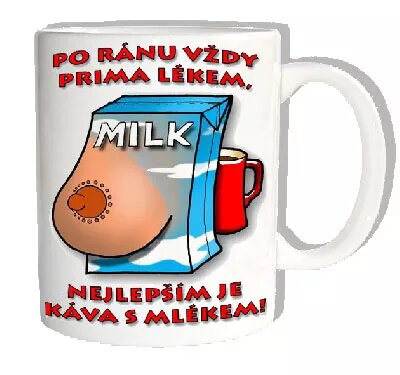 Po ránu vždy prima lékem - hrníček