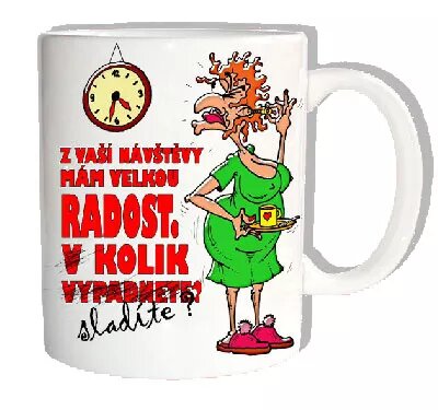 Z vaší návštěvy..-hrníček