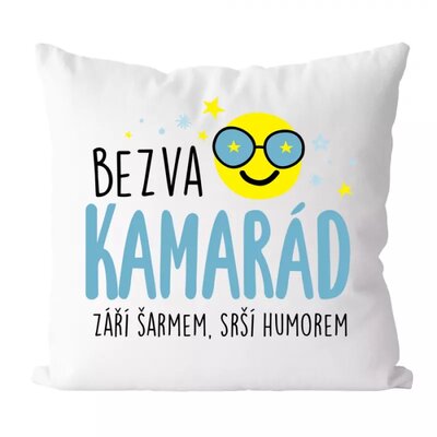 Bezva kamarád - polštářek