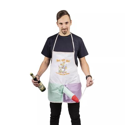 Dnes vaří táta - zástěra s otvírákem