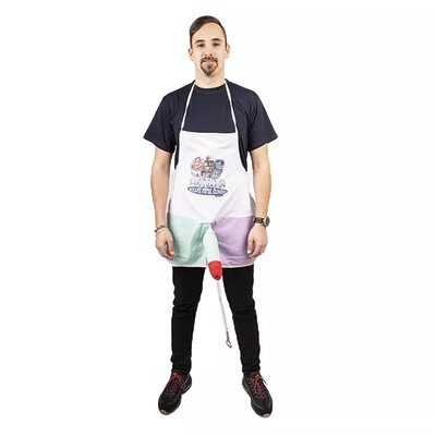 Lednička - nejlepší přítel člověka - zástěra s otvírákem