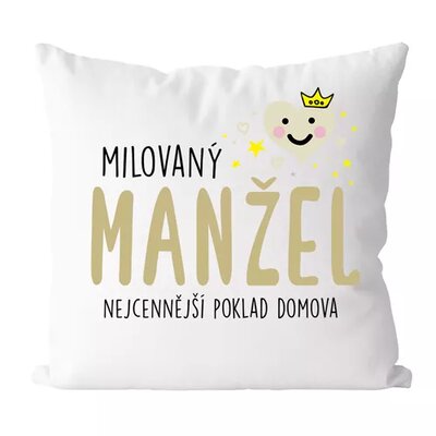 Milovaný manžel - vtipný polštářek