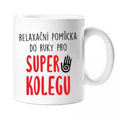 Relaxační pomůcka - Super kolega - hrnek
